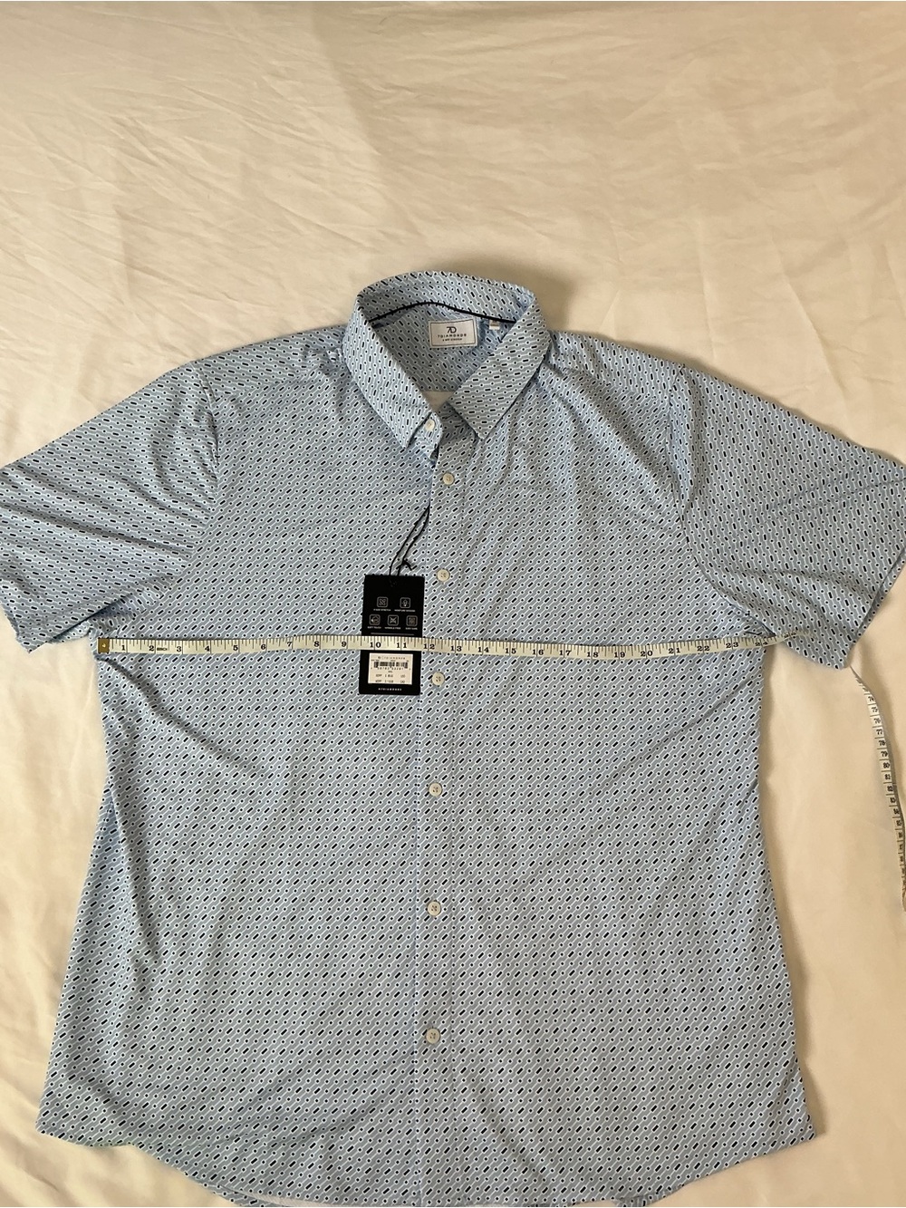 NWT 7 Diamonds Ridge Blue 4-Way Stretch Shirt XXL - Picture 4 of 9